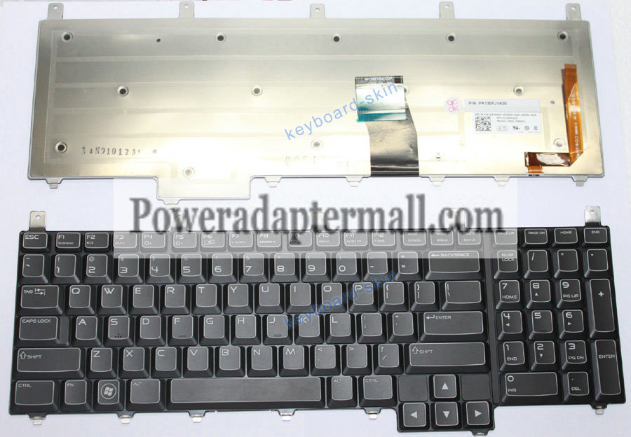 New Dell Alienware M17X R1 m17x R3 series laptop Backlit Keyboar